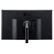 LG Monitor UHD 4K de 31,5'' con Ergo, vista de primer plano lateral con un brazo del monitor en el centro, 32UK580-B, thumbnail 9