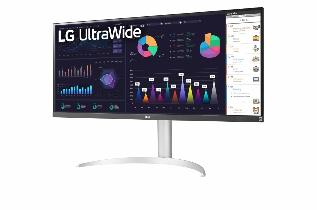 LG Monitor IPS Full HD de 34'' UltraWide™ 21:9 con AMD FreeSync™, vista lateral de -15 grados, 34WQ650-W, thumbnail 2