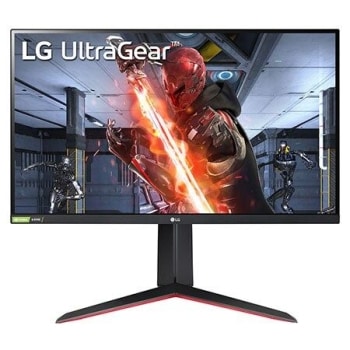 Front view of LG UltraGear™ 27" FHD IPS Gaming Monitor with AMD FreeSync™ Premium, 27GN600-B1