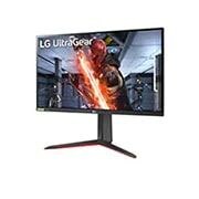 LG Monitor para juegos UltraGear™ Full HD IPS 1ms (GtG) de 27'' con compatibilidad con NVIDIA® G-SYNC®, Vista lateral de +15 grados, 27GN650-B, thumbnail 2
