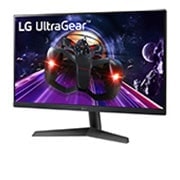 LG Monitor para juegos UltraGear™ Full HD IPS 1 ms (GtG) de 23.8'', Vista lateral de -15 grados, 24gn60r-b, thumbnail 2