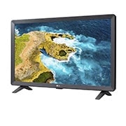 LG Pantalla LED TV 23.6'' Smart HD, Vista lateral de -15 grados, 24TQ520S-PS, thumbnail 2