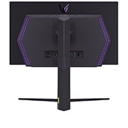 LG Monitor OLED QHD Gaming 27'' UltraGear™, vista trasera con luces encendidas, 27GR95QE-B, thumbnail 8