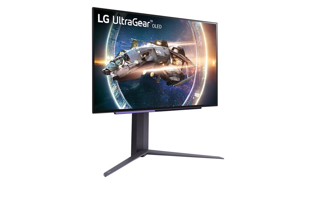 LG Monitor OLED QHD Gaming 27'' UltraGear™, vista en perspectiva, 27GR95QE-B, thumbnail 4