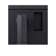 LG Monitor Gamer UltraGear™ QHD 1ms (GtG) IPS 180Hz (O/C 200Hz) gaming monitor | HDR10 de 27'', close-up view of ports, 27GS75Q-B, thumbnail 8