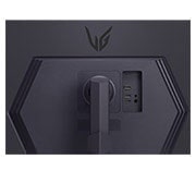 LG Monitor Gamer IPS UltraGear™, HDR400 Negro verdadero, 180 Hz, 1ms (GtG) de 32'', close-up view of ports, 32GS75Q-B, thumbnail 8