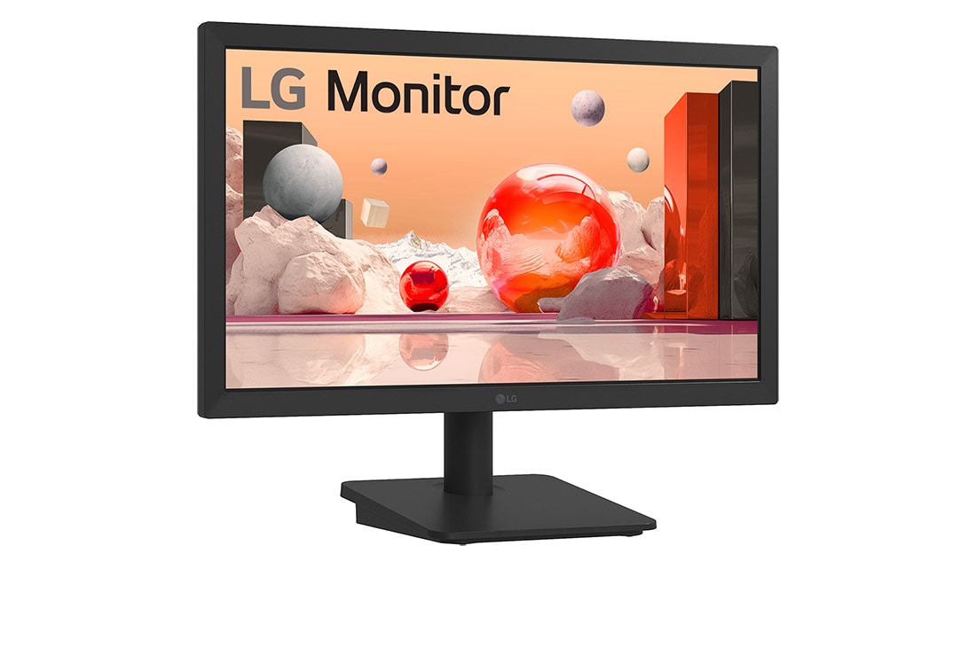 LG Monitor HD+ de 19.5”, +15 degree front view, 20U401A-B, thumbnail 3