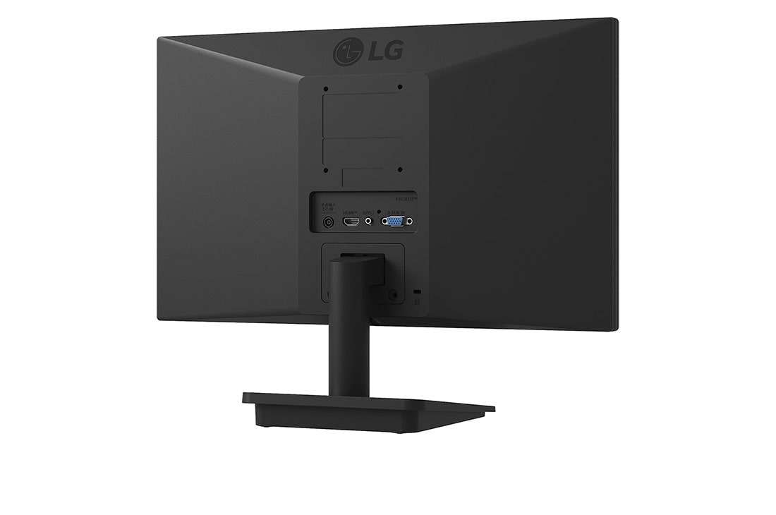 LG Monitor HD+ de 19.5”, rear perspective view, 20U401A-B, thumbnail 9