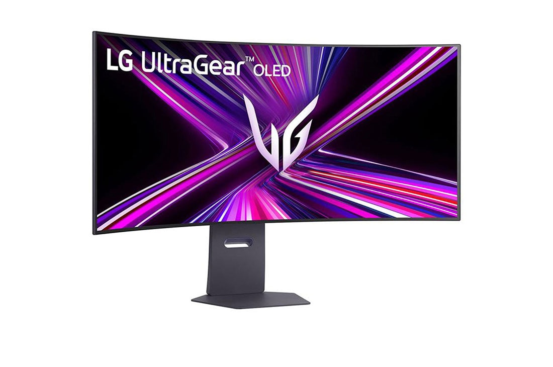 LG Monitor para juegos UltraGear™ OLED 5K2K WUHD de 45” con modo dual de 165 Hz o WFHD de 330 Hz y 0,03 ms, compatible con G-sync y DisplayPort 2.1, left perspective view, 45GX950A-B, thumbnail 3