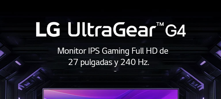 Imagen frontal del monitor gamer UltraGear™ 27G440A.