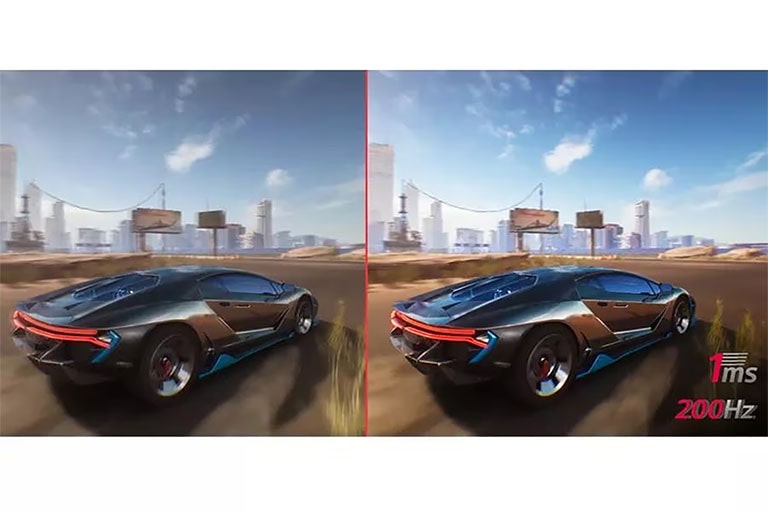 Pantalla curva de 45 pulgadas con frecuencia de actualización de 200 Hz