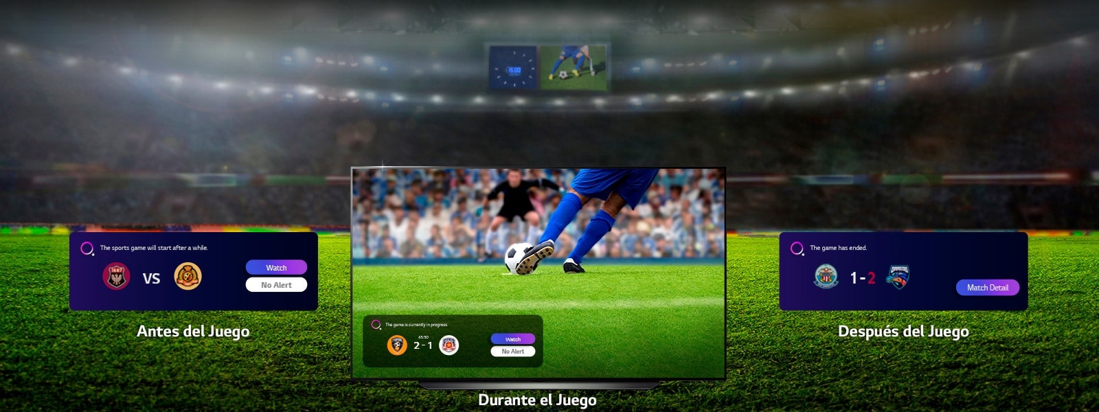 Nunca te pierdas un juego<br>Atrapa todos los goles.1