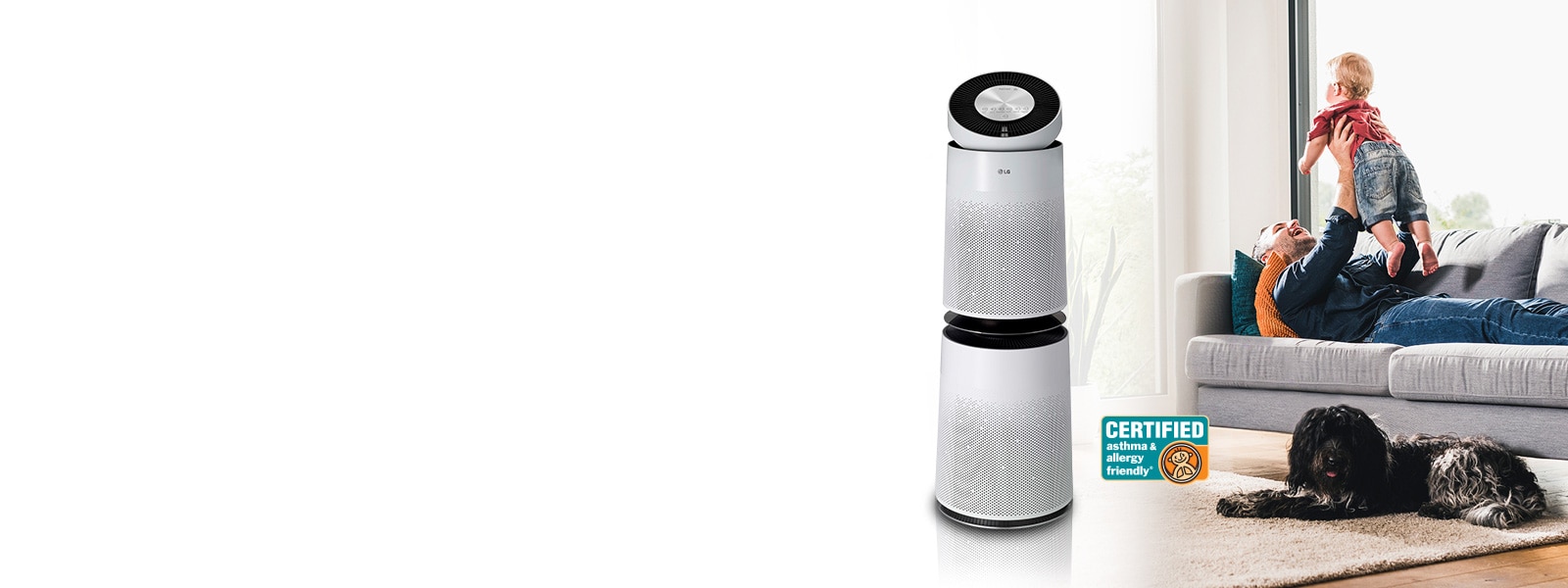 Certificado AAFA para Purificadores de Aire LG