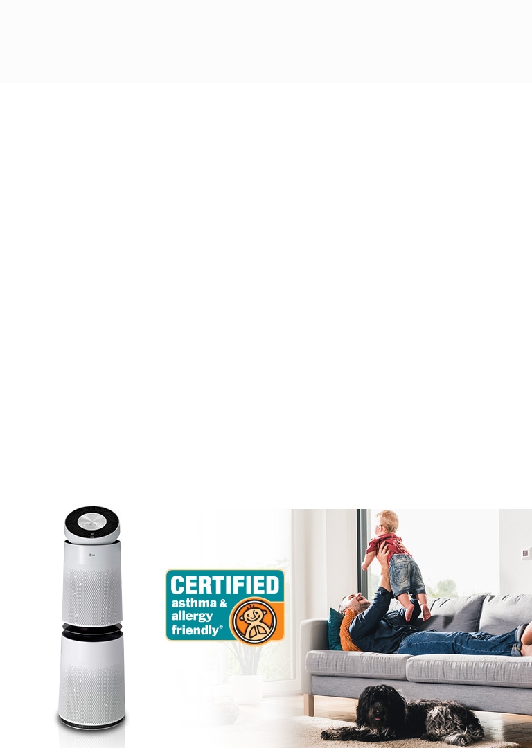 Certificado AAFA para Purificadores de Aire LG