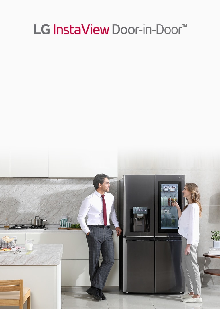 Refrigeradora French Door 22p³ LG LM22SGPK Smart Diagnosis™