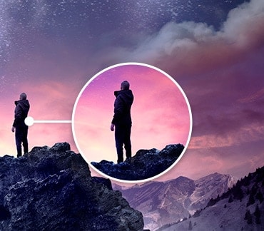 Corriente láser reducida, para que la imagen sea más oscura.