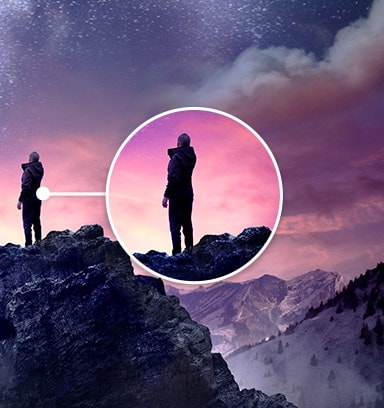 Corriente láser reducida, para que la imagen sea más oscura.