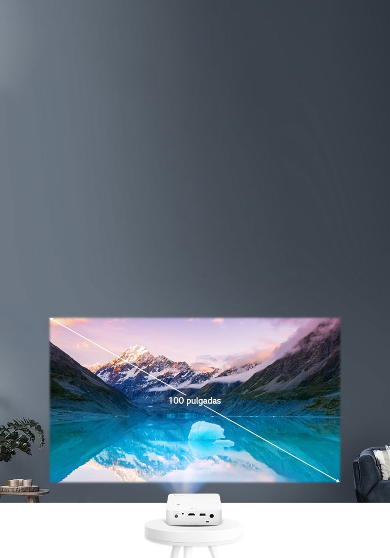 Experiencia visual impresionante en gran pantalla