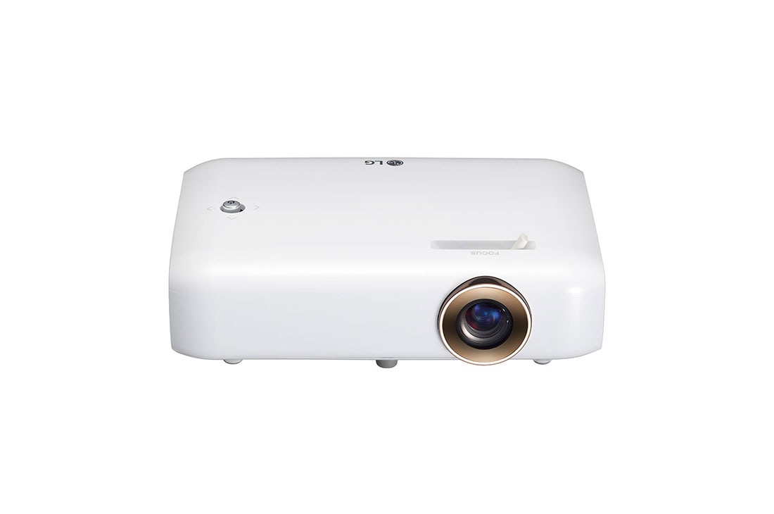 LG Proyector LED CineBeam con batería integrada, salida de sonido Bluetooth y Pantalla Compartida, PH510PG, PH510PG