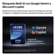 LG 55'' LG QNED AI QNED70 Mini LED 4K Smart TV 2026, The 2026 CES Innovation Awards Honoree badge in the Artificial Intelligence category recognizes Multi-AI search with Google Gemini and Microsoft Copilot., 55QNED70BSA, thumbnail 8