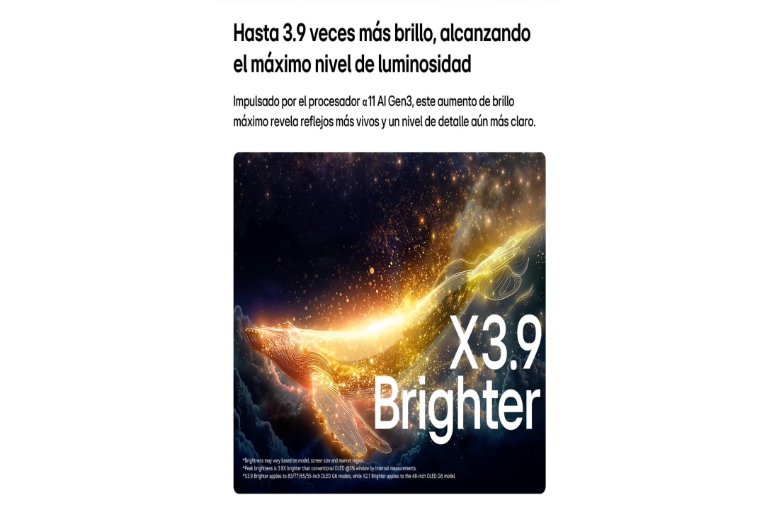 LG 65'' LG OLED evo AI C6 4K Smart TV 2026, 65" LG OLED evo AI C6 4K Smart TV 2026, OLED65C6PSA, thumbnail 4
