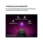 LG 65'' LG OLED evo AI G6 4K Smart TV 2026, LG OLED evo AI G6 features AI Hub for personalization, with an AI icon above a remote control surrounded by labels for Multi AI Search, AI Concierge, AI Voice ID with My Page, AI Chatbot, AI Picture W, OLED65G6PSA, thumbnail 5