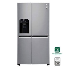 24 pᶟ | Door-in-Door® | Side by Side | Moist Balance Crisper™ | Compresor linear inverter | Acero Brillante | ThinQ™ (Neto: 22 pᶟ)2