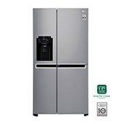 LG 24 pᶟ | Door-in-Door® | Side by Side | Moist Balance Crisper™ | Compresor linear inverter | Acero Brillante | ThinQ™ (Neto: 22 pᶟ), GS65SDP1, thumbnail 1