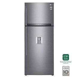 17 pᶟ |Top Freezer |Multi Air Flow™ |Compresor linear inverter |Platinum silver |ThinQ™ 2