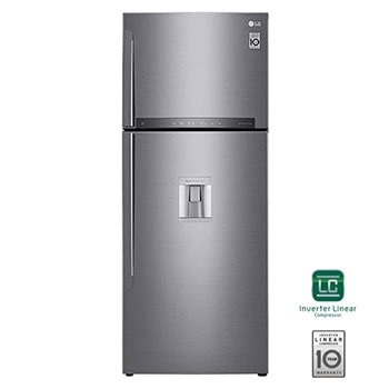 17 pᶟ |Top Freezer |Multi Air Flow™ |Compresor linear inverter |Platinum silver |ThinQ™ 1