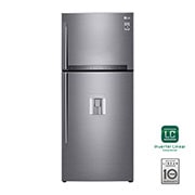 LG 19 pᶟ |Top Freezer |NatureFRESH™ |Compresor linear inverter |Platinum silver |ThinQ™ (Neto: 18 pᶟ), LT51SGP, thumbnail 1