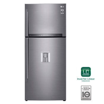 19 pᶟ |Top Freezer |NatureFRESH™ |Compresor linear inverter |Platinum silver |ThinQ™ (Neto: 18 pᶟ)1