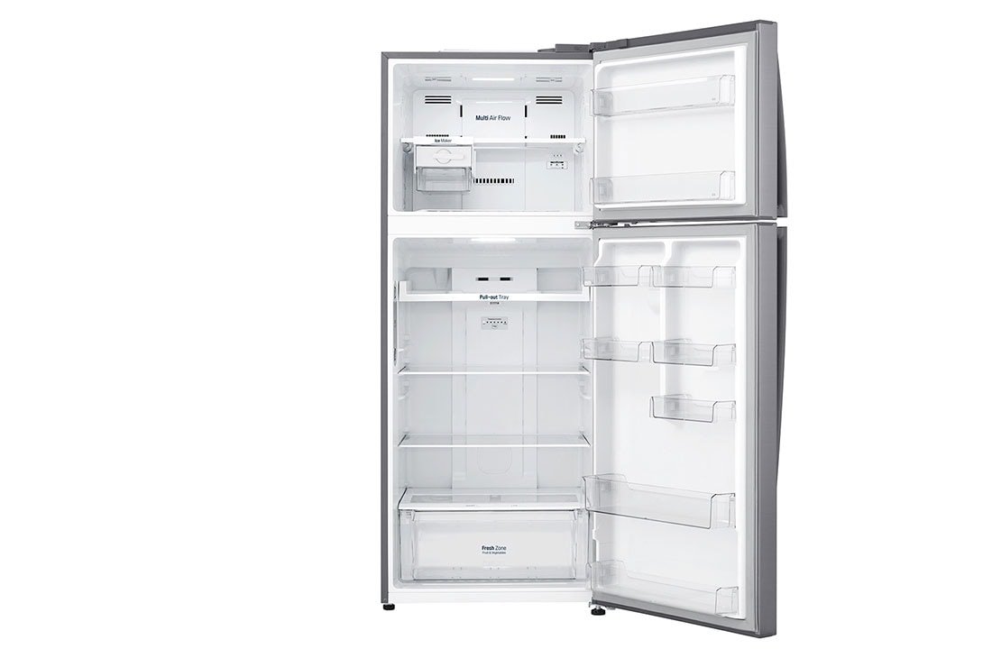 LG 17 pᶟ |Top Freezer |DoorCooling+™ |Compresor linear inverter |Platinum silver |Smart Diagnosis™ , LT47BGP, thumbnail 3