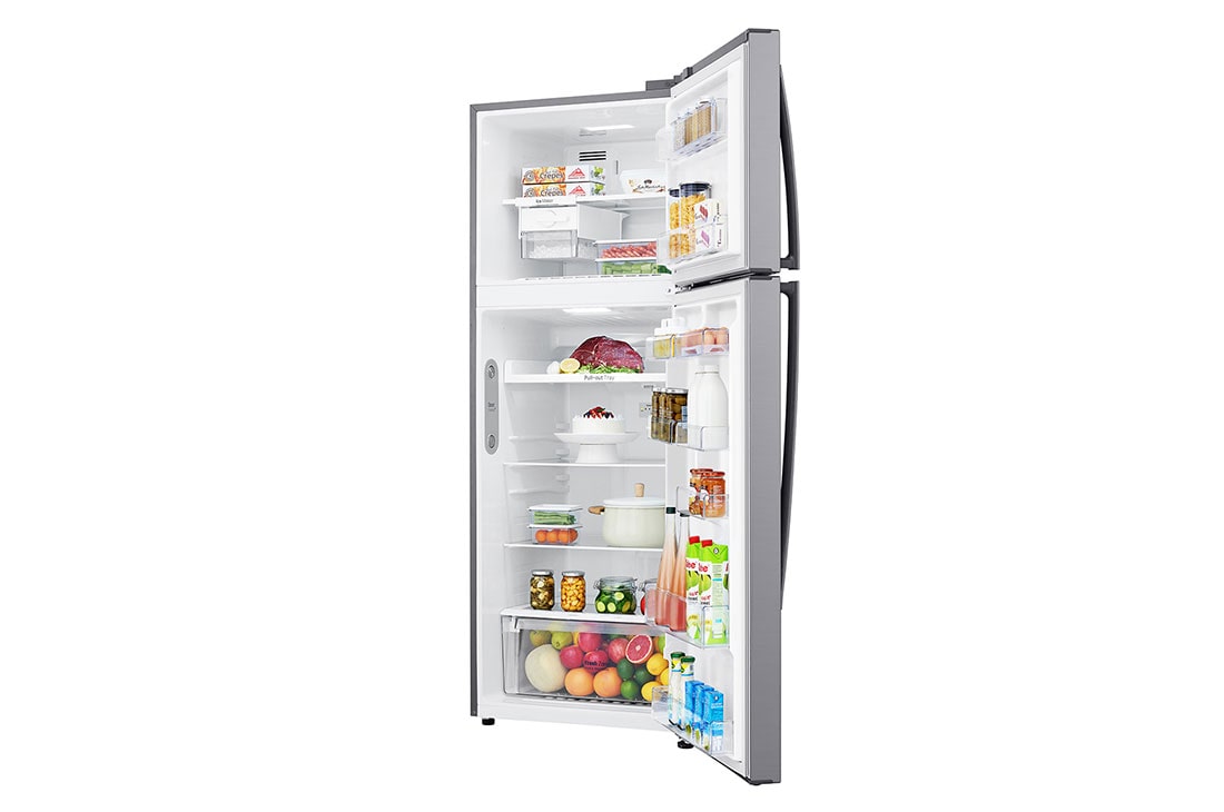 LG 17 pᶟ |Top Freezer |DoorCooling+™ |Compresor linear inverter |Platinum silver |Smart Diagnosis™ , LT47BGP, thumbnail 5