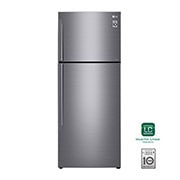 LG 17 pᶟ |Top Freezer |DoorCooling+™ |Compresor linear inverter |Platinum silver |Smart Diagnosis™ , LT47BGP, thumbnail 1