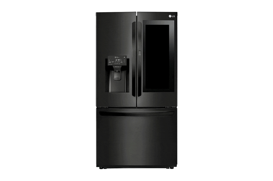 LG 28 pᶟ |InstaView™ Door-in-Door®|French Door|Hygiene Fresh⁺ |Compresor linear inverter |Negro Mate |ThinQ™ , LM75SXT
