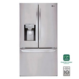 Refrigeradora French Door 28pᶟ Gross / 26pᶟ Net  Slim SpacePlus™ Compresor linear inverter Slim SpacePlus™ ThinQ™ 2