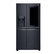 LG 24 pᶟ |InstaView™ Door-in-Door®|Side by Side |Hygiene Fresh⁺ |Compresor linear inverter |Matte Black Steel |ThinQ™ (Neto: 22 pᶟ), LS65SXT, thumbnail 2