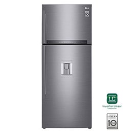 17 pᶟ |Top Freezer |Multi Air Flow™ |Compresor linear inverter |Platinum silver |ThinQ™ 2