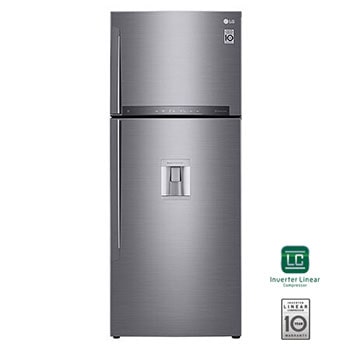 17 pᶟ |Top Freezer |Multi Air Flow™ |Compresor linear inverter |Platinum silver |ThinQ™ 1