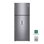 LG 17 pᶟ |Top Freezer |Dispensador de Agua |Compresor linear inverter |Platinum silver |Smart Diagnosis™ , LT47WGP, thumbnail 1