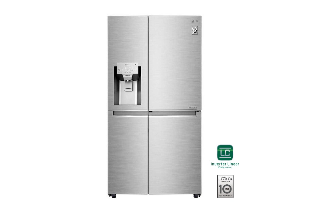 LG 28 pᶟ |Door-in-Door®| Side by Side |Multi Air Flow™ |Compresor linear inverter |Acero Inoxidable |ThinQ™ , LS74SDP