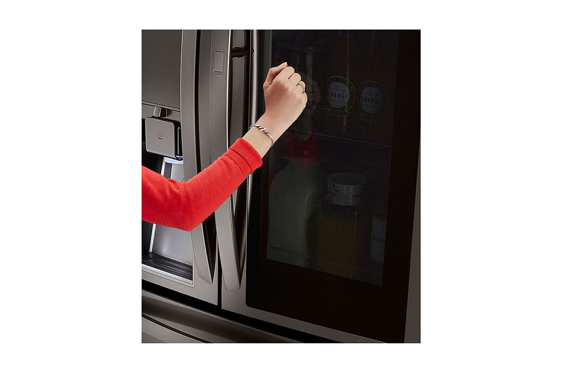 LG Refrigeradora French Door 31.6pᶟ (Gross) / 24.1pᶟ(Net) Door-in-Door® LINEARCooling™ Black Stainless ThinQ™, GM84SXD, thumbnail 5
