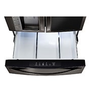 LG Refrigeradora French Door 31.6pᶟ (Gross) / 24.1pᶟ(Net) Door-in-Door® LINEARCooling™ Black Stainless ThinQ™, GM84SXD, thumbnail 8