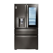 LG Refrigeradora French Door 31.6pᶟ (Gross) / 24.1pᶟ(Net) Door-in-Door® LINEARCooling™ Black Stainless ThinQ™, GM84SXD, thumbnail 12