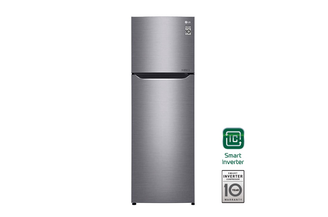 LG 10 pᶟ |Top Freezer |DoorCooling+™ |Smart Inverter |Acero Brillante |Smart Diagnosis™, GT29BDC