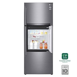 17 pᶟ |Door-in-Door® |Top Freezer |DoorCooling+™ |Compresor linear inverter |Platinum silver |ThinQ™ 2