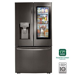 32 pᶟ |InstaView™ Door-in-Door®|French Door|Craft Ice™ |Compresor linear inverter | Black Stainless|ThinQ™ (Neto: 30 pᶟ)2