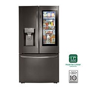 LG 32 pᶟ |InstaView™ Door-in-Door®|French Door|Craft Ice™ |Compresor linear inverter | Black Stainless|ThinQ™ (Neto: 30 pᶟ), LM89SXD, thumbnail 1