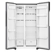 LG 24 pᶟ |Side by Side |Multi Air Flow™ |Compresor linear inverter |Dark Graphite Steel |Smart Diagnosis™ (Neto: 22 pᶟ), LS63MPGK, thumbnail 3